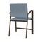 Lesro Newport Wide Hip Chair Metal Frame, Bronze, RS Rain Song Upholstery NP1261 - alternate 3